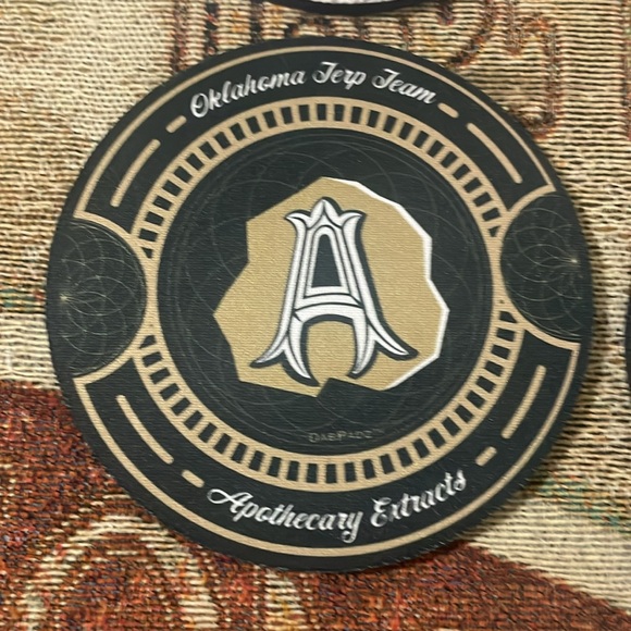 Lot of 11 APOTHECARY EXTRACTS 5” Coasters OKC Terps Ambrosia Alley Neoprene - Picture 4 of 9